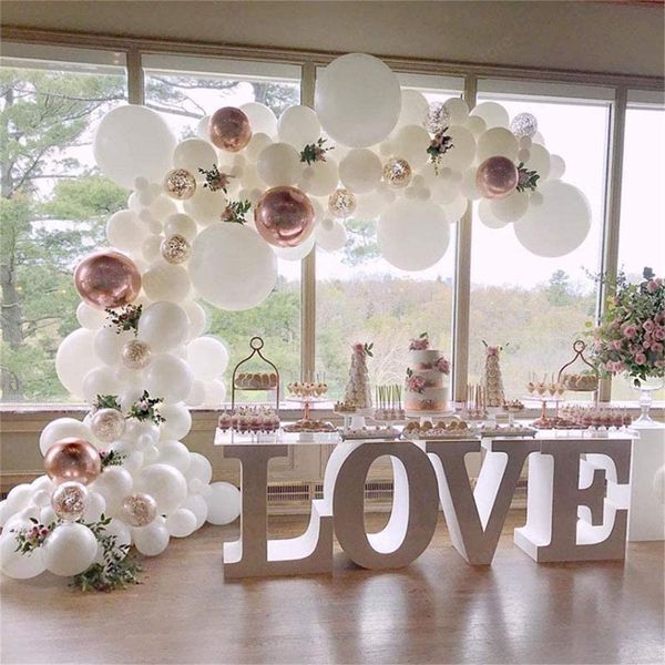 113pcs white balloon garland kit rose gold balloon arch wedding deco bridal shower baby birthday party decoration
113pcs white balloon garland kit rose gold balloon arch wedding deco bridal shower baby birthday party decoration