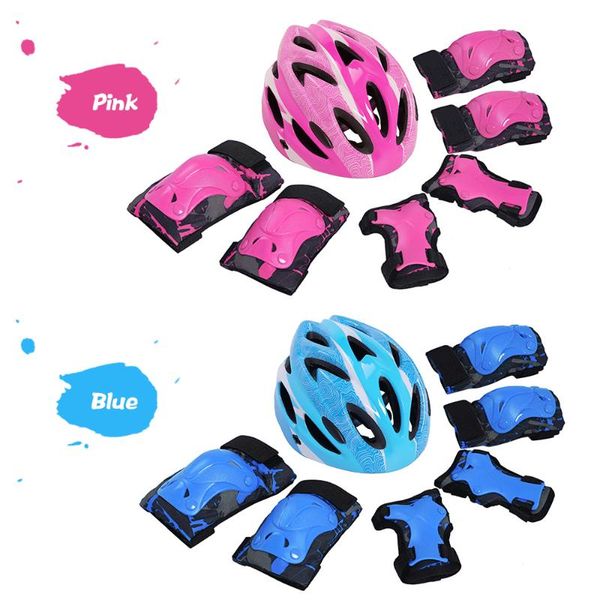 7pcs adjustable pads wrist helmet protector set kids boy girl safety helmet knee elbow pad set skate bicycle safety guard, Black;gray
7pcs adjustable pads wrist helmet protector set kids boy girl safety helmet knee elbow pad set skate bicycle safety guard, Black;gray
