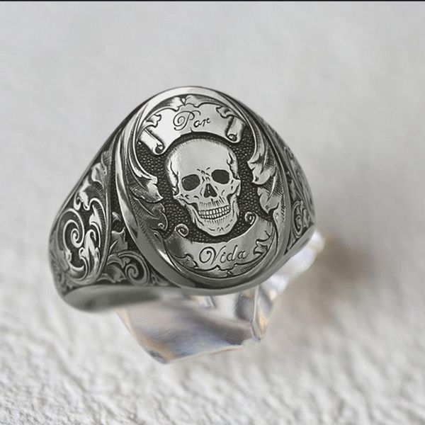 wedding rings hip hop domineering dance party rock punk style men's ring creative skull male retro personality fashion, Slivery;golden
wedding rings hip hop domineering dance party rock punk style men's ring creative skull male retro personality fashion, Slivery;golden