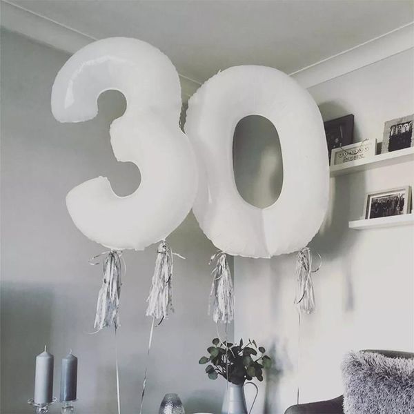 party decoration 32/40inch rose gold white black aluminum foil number balloons 30 years old birthday wedding inflatable
party decoration 32/40inch rose gold white black aluminum foil number balloons 30 years old birthday wedding inflatable