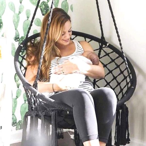 camp furniture round hammock chair hanging knitted mesh cotton rope macrame swing, 440 pounds capacity, 23.6" seat width,for bedroom, o
camp furniture round hammock chair hanging knitted mesh cotton rope macrame swing, 440 pounds capacity, 23.6" seat width,for bedroom, o