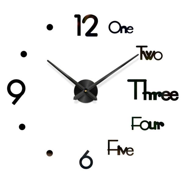 wall clocks 1*wall clock fashion large size 3d mirror surface diy for living room -brand and high quality
wall clocks 1*wall clock fashion large size 3d mirror surface diy for living room -brand and high quality