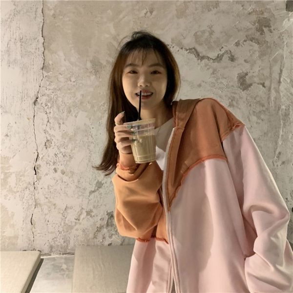 luxury women's jackets color blocked hooded loose long sleeved et women's 2021 autumn korean cardigan sweater 50942, Black;brown
luxury women's jackets color blocked hooded loose long sleeved et women's 2021 autumn korean cardigan sweater 50942, Black;brown