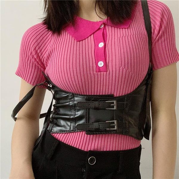 belts women's runway fashion pu leather vest cummerbunds female dress corsets waistband decoration wide belt r1168, Black;brown
belts women's runway fashion pu leather vest cummerbunds female dress corsets waistband decoration wide belt r1168, Black;brown