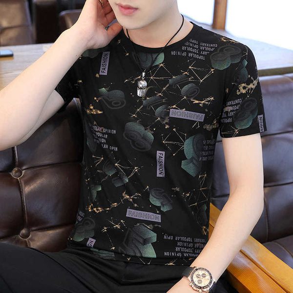 t-shirt short sleeve men's round neck fashion summer loose ice 2021 handsome large t-shirt, White;black
t-shirt short sleeve men's round neck fashion summer loose ice 2021 handsome large t-shirt, White;black