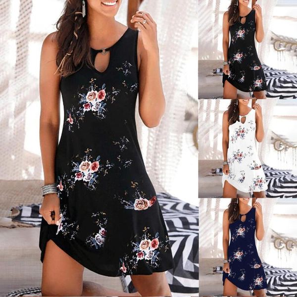 casual dresses summer women floral dress plus size sleeveless o neck elegant for clothing vestidos mujer verano 2021, Black;gray
casual dresses summer women floral dress plus size sleeveless o neck elegant for clothing vestidos mujer verano 2021, Black;gray
