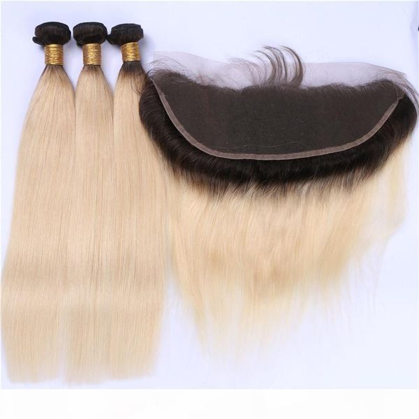 blonde ombre 13x4 lace frontal closure with weaves silky straight two tone 1b 613 ombre peruvian human hair 3bundles with frontal 4pcs lot, Black
blonde ombre 13x4 lace frontal closure with weaves silky straight two tone 1b 613 ombre peruvian human hair 3bundles with frontal 4pcs lot, Black