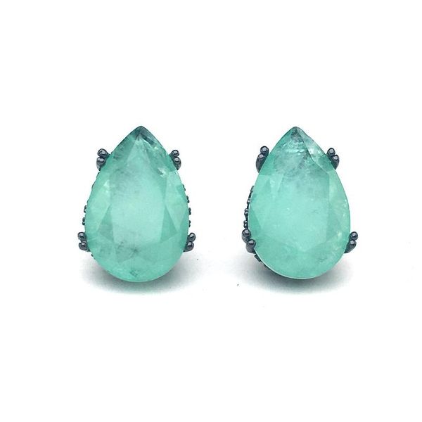 stud csj created paraiba tourmaline earring gemstone fine jewelry for women lady engagement wedding party gift with box, Golden;silver
stud csj created paraiba tourmaline earring gemstone fine jewelry for women lady engagement wedding party gift with box, Golden;silver