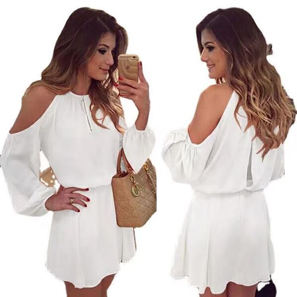 casual dresses chiffon strapless dress strap long-sleeved casual solid color, Black;gray
casual dresses chiffon strapless dress strap long-sleeved casual solid color, Black;gray