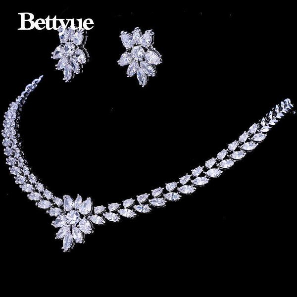 bettyue brand fashion elegance aaa cubic zircon white gold flower shape jewelry sets for woman gothic style wedding party gifts h1022, Silver
bettyue brand fashion elegance aaa cubic zircon white gold flower shape jewelry sets for woman gothic style wedding party gifts h1022, Silver