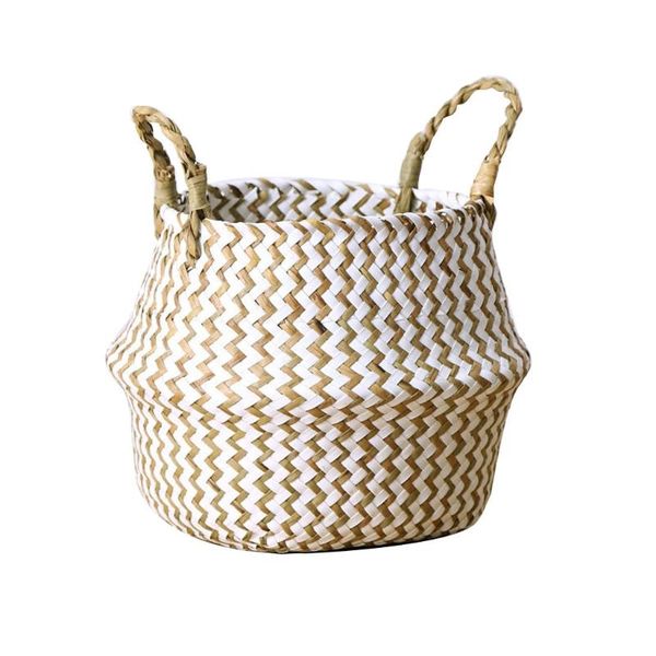 storage baskets q9qf nordic woven belly laundry basket handmade seaweed home organizer collapsible with handle plant pot decoration
storage baskets q9qf nordic woven belly laundry basket handmade seaweed home organizer collapsible with handle plant pot decoration