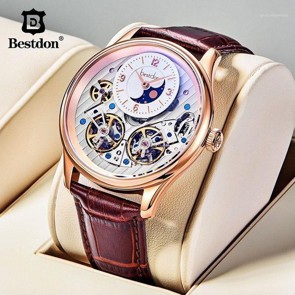 don double tourbillon watch men automatic mechanical watches skeleton waterproof switzerland man 7164 wristwatches, Slivery;brown
don double tourbillon watch men automatic mechanical watches skeleton waterproof switzerland man 7164 wristwatches, Slivery;brown