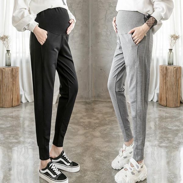 maternity bottoms 8035# autumn fashion sports casual pants elastic waist belly sweatpants clothes for pregnant women spring pregnancy, White
maternity bottoms 8035# autumn fashion sports casual pants elastic waist belly sweatpants clothes for pregnant women spring pregnancy, White