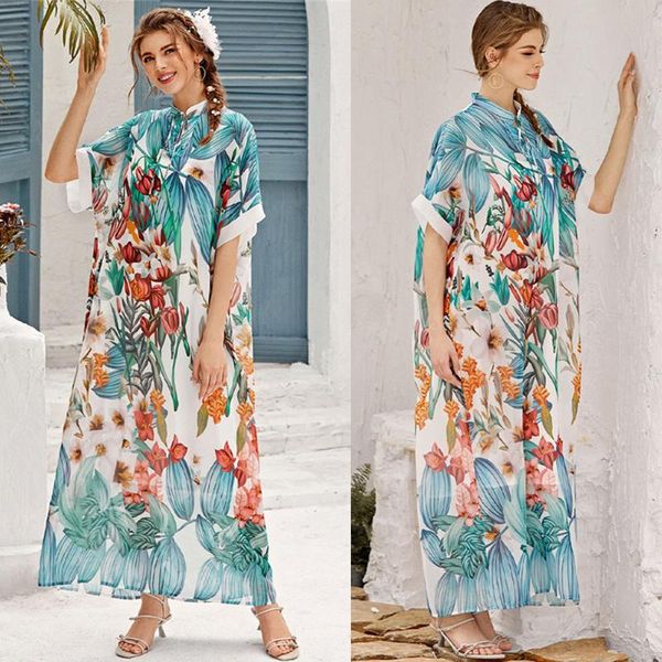 ethnic clothing summer women floral print maxi dress bohemian long turkish short sleeve loose kaftan arab abaya dubai middle east, Red
ethnic clothing summer women floral print maxi dress bohemian long turkish short sleeve loose kaftan arab abaya dubai middle east, Red