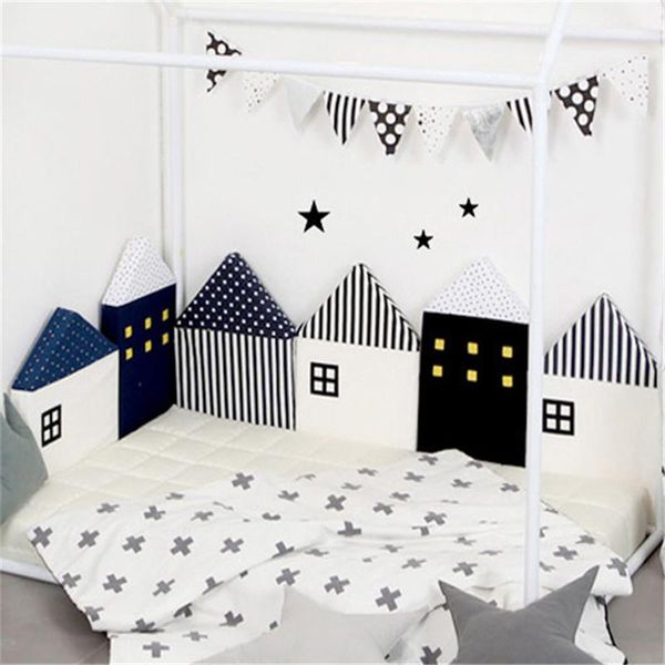 creative small house 4pcs/set baby bed bumper nordic girl/boy bedroom decor anti-collision head infant room bed wai
creative small house 4pcs/set baby bed bumper nordic girl/boy bedroom decor anti-collision head infant room bed wai