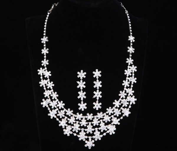 wedding set bridal necklace earring jewelry set bridal accessories simple and elegant crystal clavicle beauty necklace for woman, Silver
wedding set bridal necklace earring jewelry set bridal accessories simple and elegant crystal clavicle beauty necklace for woman, Silver