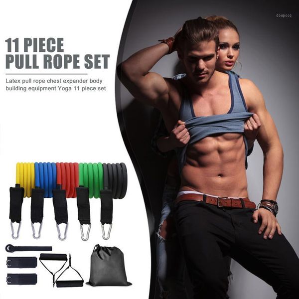 11pcs/set resistance band tpe elastic pull rope home gym fitness workout sports body building equipment tools 20x20x20cm1
11pcs/set resistance band tpe elastic pull rope home gym fitness workout sports body building equipment tools 20x20x20cm1