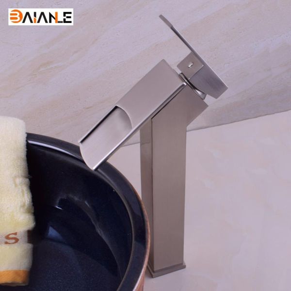 bathroom sink faucets basin brass waterfall faucet tall single handle deck mounted mixer water tap
bathroom sink faucets basin brass waterfall faucet tall single handle deck mounted mixer water tap
