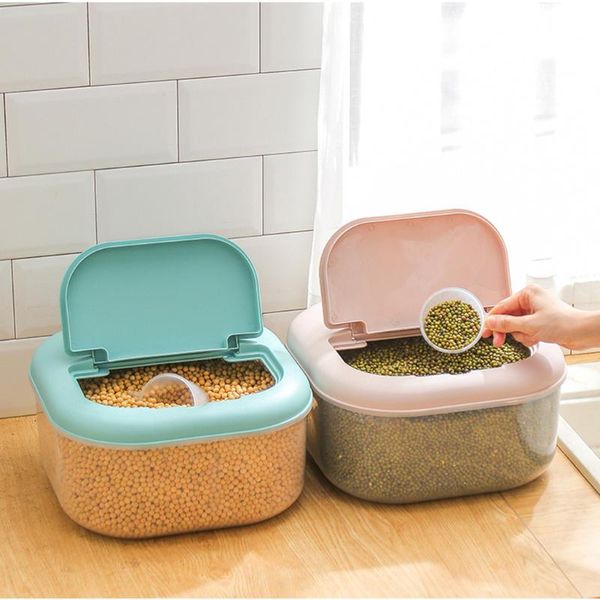 storage bottles & jars rice dispenser large container cereal food box bin airtight save space
storage bottles & jars rice dispenser large container cereal food box bin airtight save space