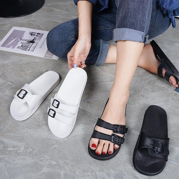 double buckle adjustable couple slippers indoor and outdoor leisure soft bottom outdoor beach flip flops fs21s89, Black
double buckle adjustable couple slippers indoor and outdoor leisure soft bottom outdoor beach flip flops fs21s89, Black