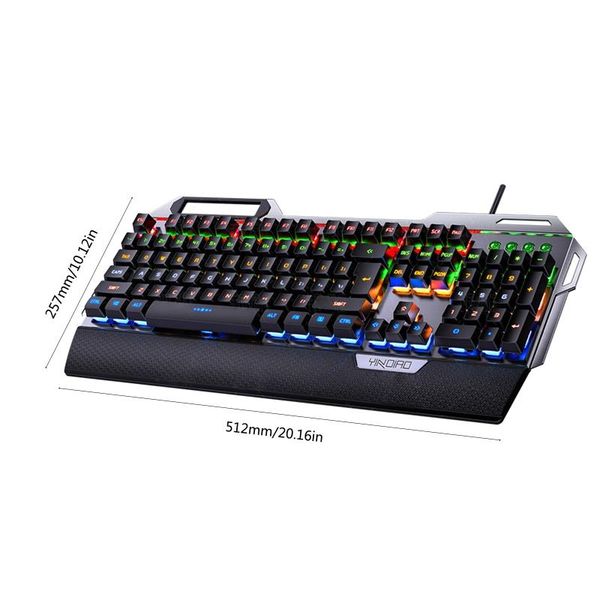 keyboards 104keys usb 7 color rgb aluminum alloy esports gaming keyboard with phone stand
keyboards 104keys usb 7 color rgb aluminum alloy esports gaming keyboard with phone stand