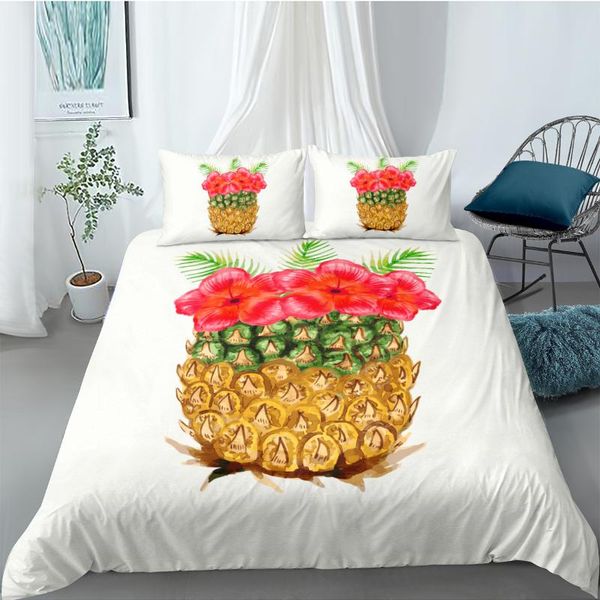 bedding sets pineapple beddings 3d modern duvet cover white bed linens pillow cases full double single twin king size 140*200cm
bedding sets pineapple beddings 3d modern duvet cover white bed linens pillow cases full double single twin king size 140*200cm