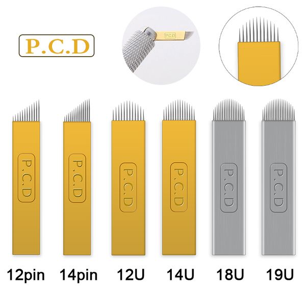 50pcs u pin pcd 12/14/19 pins permanent makeup eyebrow tatoo blade microblading needles for 3d embroidery manual tattoo pen
50pcs u pin pcd 12/14/19 pins permanent makeup eyebrow tatoo blade microblading needles for 3d embroidery manual tattoo pen