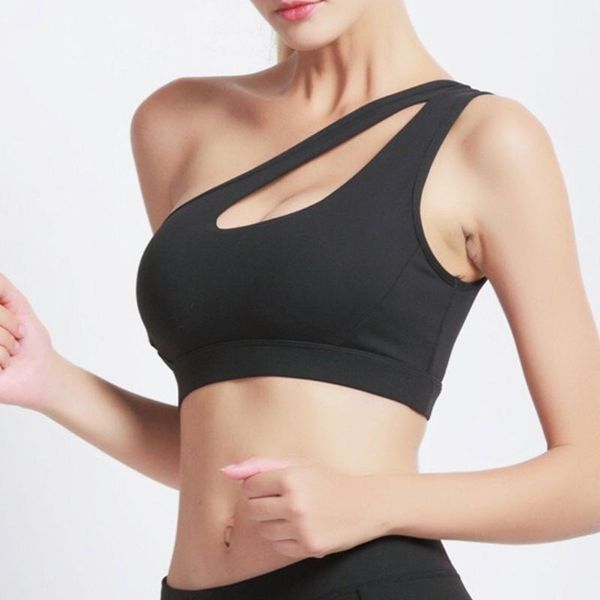 women one shoulder sports bra wirepush up hollow out yoga bralette workout running shockproof tank vest outfit
women one shoulder sports bra wirepush up hollow out yoga bralette workout running shockproof tank vest outfit