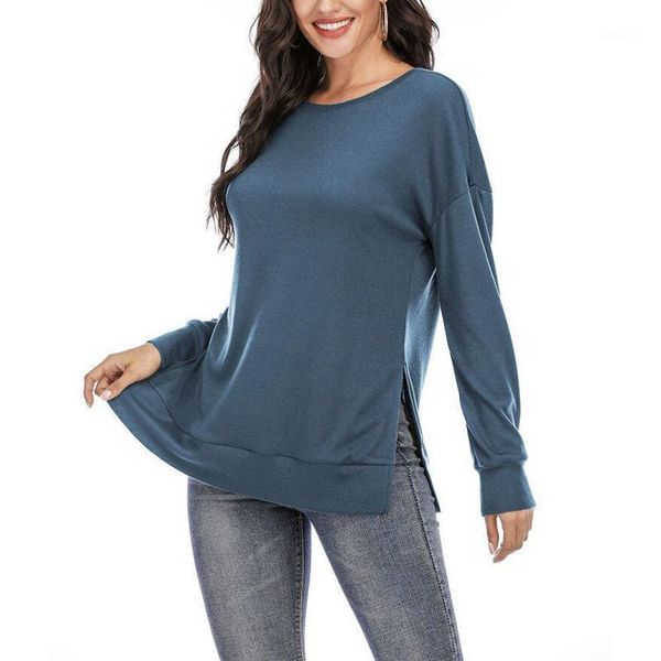 women clothing autumn o neck casual slim long sleeve split t-shirt office ladies korean streetwear bottoming tee sj6571m women's, White
women clothing autumn o neck casual slim long sleeve split t-shirt office ladies korean streetwear bottoming tee sj6571m women's, White
