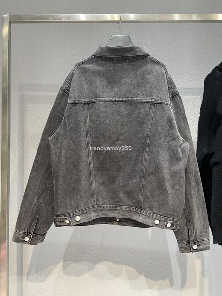 women's jackets autumn and winter high version b family chest letter embroidery heavy industry washing jacket loose men's women�, Black;brown
women's jackets autumn and winter high version b family chest letter embroidery heavy industry washing jacket loose men's women�, Black;brown