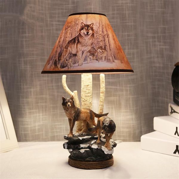 table lamps american animal resin wolf children's bedroom bedside lamp boy room study desk cartoon light home decor
table lamps american animal resin wolf children's bedroom bedside lamp boy room study desk cartoon light home decor