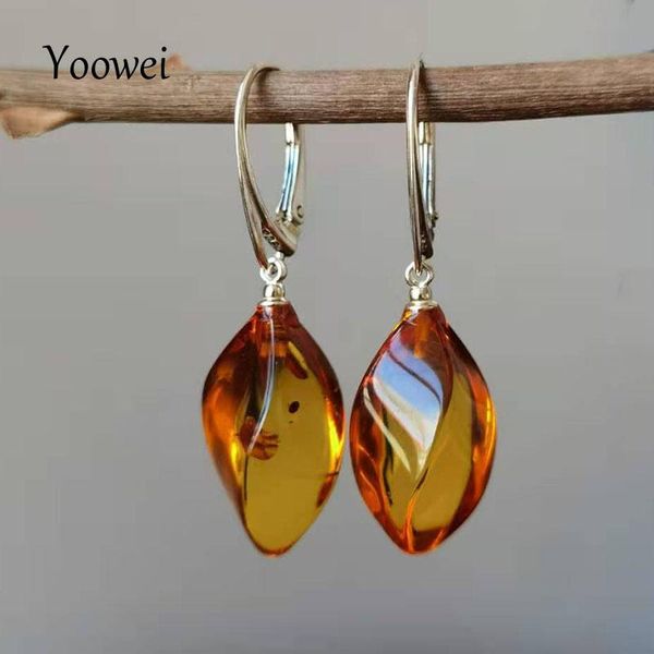 women amber earrings wholesale natural precious modernist spiral golden baltic genuine amber jewelry 925 silver dandling earring
women amber earrings wholesale natural precious modernist spiral golden baltic genuine amber jewelry 925 silver dandling earring