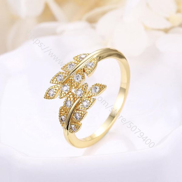 wedding rings micro cubic zirconia ring gold color plated double head cz leaf for girl gift, Slivery;golden
wedding rings micro cubic zirconia ring gold color plated double head cz leaf for girl gift, Slivery;golden