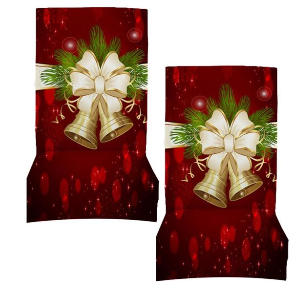 chair covers 2pcs christmas cover protective xmas decor