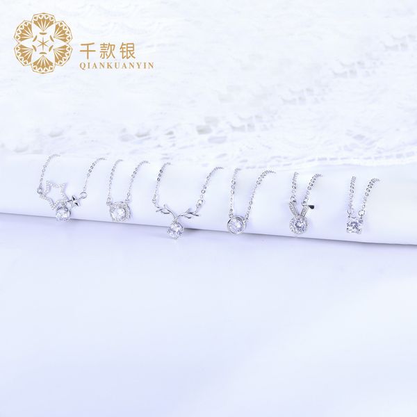 pendant net red yilu road has your necklace imitating american d-color mossan rabbit star hw pendant female, White
pendant net red yilu road has your necklace imitating american d-color mossan rabbit star hw pendant female, White