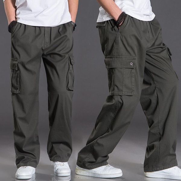 men's pants men cargo sagging straight army tactical trousers multi pockets baggy work sporting joggers casual harem 6x, Black
men's pants men cargo sagging straight army tactical trousers multi pockets baggy work sporting joggers casual harem 6x, Black