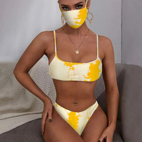 set solid tube with mask three-legged bikini split women swimming batsuit, White;black
set solid tube with mask three-legged bikini split women swimming batsuit, White;black