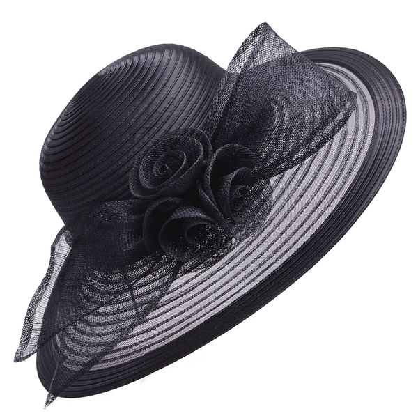2021 new women fascinators summer sinamay floral wide brim hats ladies sun kentucky derby party church hat floppy beach cap h0x8, Blue;gray
2021 new women fascinators summer sinamay floral wide brim hats ladies sun kentucky derby party church hat floppy beach cap h0x8, Blue;gray