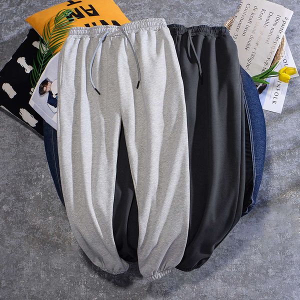2021 spring new versatile solid color plush men's loose straight drawstring casual sports pants, Black
2021 spring new versatile solid color plush men's loose straight drawstring casual sports pants, Black