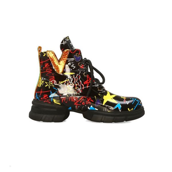2021 british style graffiti thick newspaper pattern personality students large boots for women xfqf, Black
2021 british style graffiti thick newspaper pattern personality students large boots for women xfqf, Black