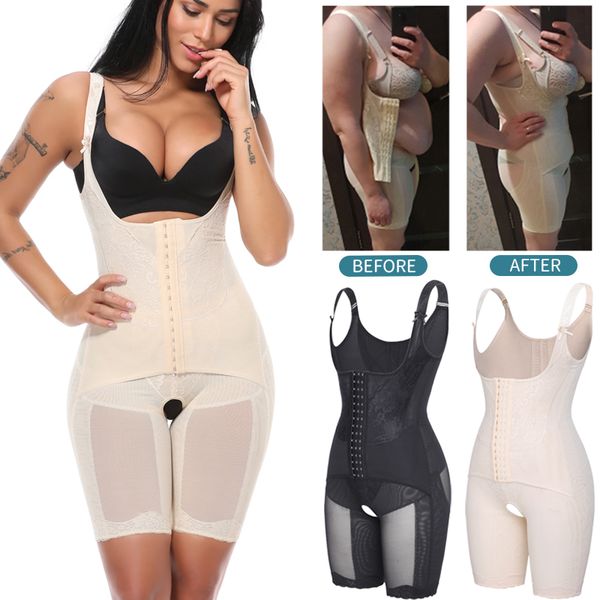 bodysuit shapewear full body shapers waist trainer women slimming sheath belly slim shapewear tummy control shaperss faja corset, Black;white
bodysuit shapewear full body shapers waist trainer women slimming sheath belly slim shapewear tummy control shaperss faja corset, Black;white