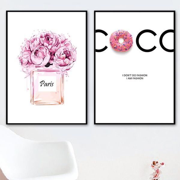paintings pink donuts flower poster paris perfume art canvas painting nordic posters and prints modern wall pictures for living room decor
paintings pink donuts flower poster paris perfume art canvas painting nordic posters and prints modern wall pictures for living room decor
