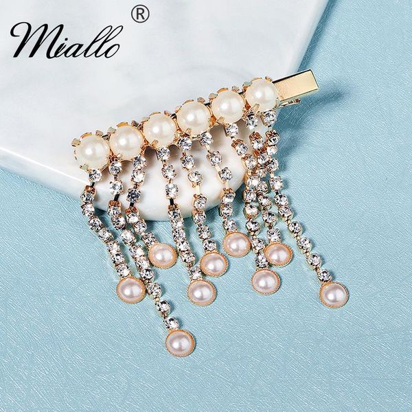 hair clips & barrettes miallo fashion pearl for women girls accessories gold color rhinestone hairpin jewelry party headpiece gift, Golden;silver
hair clips & barrettes miallo fashion pearl for women girls accessories gold color rhinestone hairpin jewelry party headpiece gift, Golden;silver