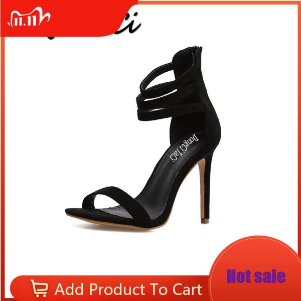 dress shoes 2021 summer women open toed high heels woman pumps ladies fashion concise zipper female ol sandals, Black 
dress shoes 2021 summer women open toed high heels woman pumps ladies fashion concise zipper female ol sandals, Black