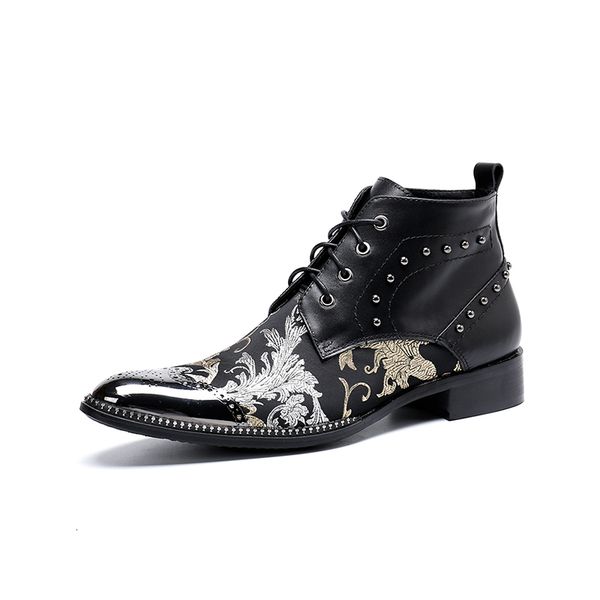 dress shoes men ankle boots genuine leather men fashion male spring autumn outdoor party z6i5, Black
dress shoes men ankle boots genuine leather men fashion male spring autumn outdoor party z6i5, Black