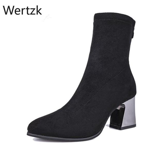 boots 2021 autumn winter women black minimalist retro zip pointed flock short fashion sweet comfortable
boots 2021 autumn winter women black minimalist retro zip pointed flock short fashion sweet comfortable