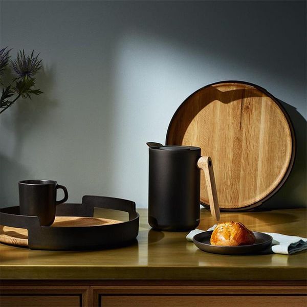 storage bottles & jars home practical fruit tray with side handles simple bamboo panel decorative serving living tools accessory
storage bottles & jars home practical fruit tray with side handles simple bamboo panel decorative serving living tools accessory
