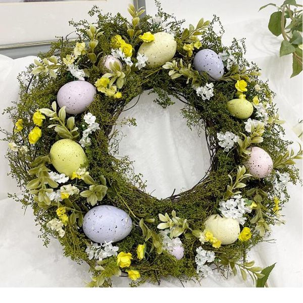 1set easter wreath with eggs happy easter party decoration for home craft festival party deco 40cm home door hangin jllcti
1set easter wreath with eggs happy easter party decoration for home craft festival party deco 40cm home door hangin jllcti