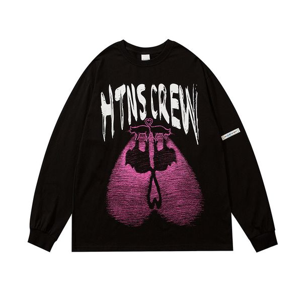 gaojiechao brand love printing long sleeve pullover men's and women's loose large size sweater youth sports top, Black
gaojiechao brand love printing long sleeve pullover men's and women's loose large size sweater youth sports top, Black