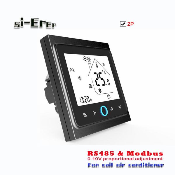 smart home control 2pipe cool heat air conditioning type fan coil unit thermostat rs485 proportioneel valve 0-10v signaal control,95-240vac,
smart home control 2pipe cool heat air conditioning type fan coil unit thermostat rs485 proportioneel valve 0-10v signaal control,95-240vac,